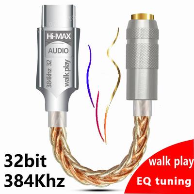 Type C To 3.5mm HiFi DAC Adapter CB1200AU Chip Audio Decoder,32Bit 384KHz Hi Res Sound,Supports EQ Tuning Type C To 3.5mm HiFi DAC Adapter CB1200AU Chip Audio Decoder,32Bit 384KHz Hi Res Sound,Supports EQ Tuning