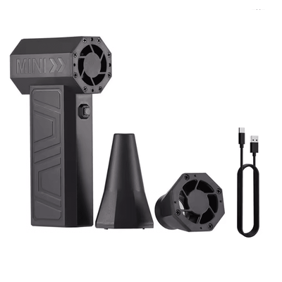 130000RPM Rechargeable Electric Air Duster With Adjustable Speed For Car And Electronics Cleaning black