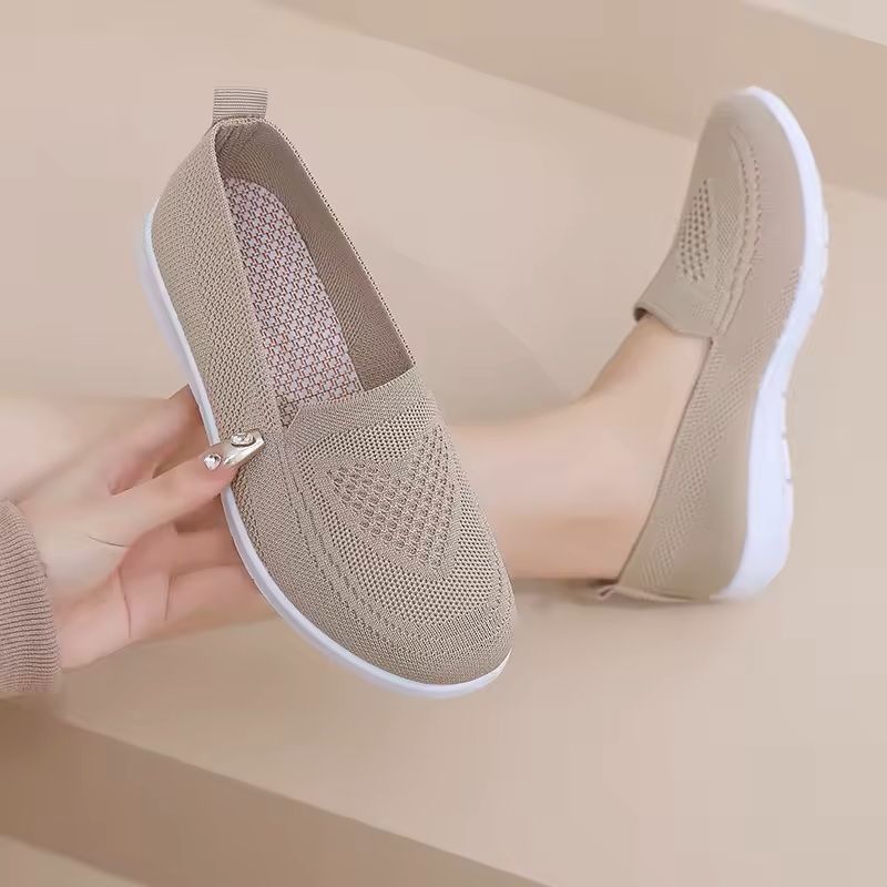 Womens Casual Breathable Chunky Sole Flats For Spring And Summer us 7.5 brown