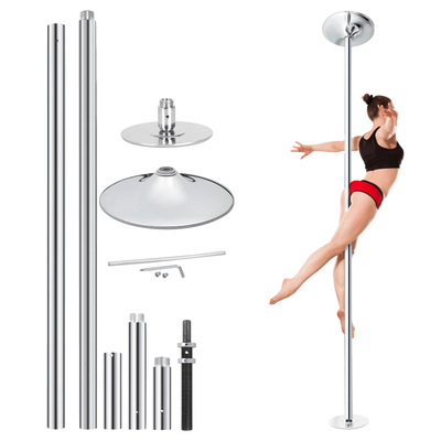 Adjustable Spinning Static Dance Pole Kit, Portable Stripper Pole For Home Fitness & Professional Use Adjustable Spinning Static Dance Pole Kit, Portable Stripper Pole For Home Fitness & Professional Use