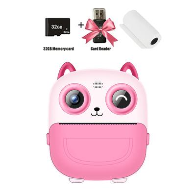 Childrens Digital Camera Instant Print With Video & Music For Fun pink