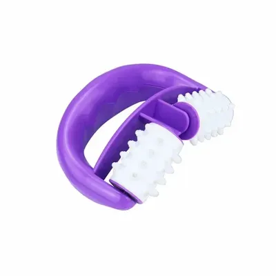 Handheld Anti Cellulite Massager Roller Beauty Massager For Leg Lift & Health Care purple