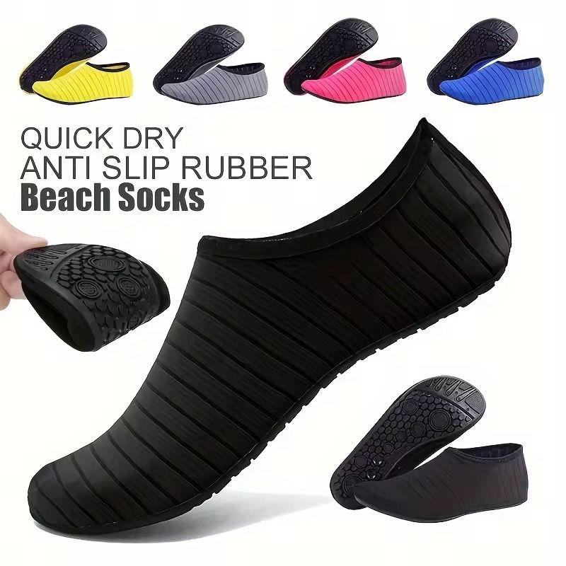 Quick Dry Barefoot Water Shoes With Anti Slip Sole For Beach And Water Sports 77.5 stripe Blue
