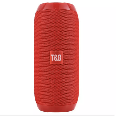Bluetooth Wireless Portable Speaker Waterproof Stereo Bass, 10m Range, FM Radio & TF Card Support red