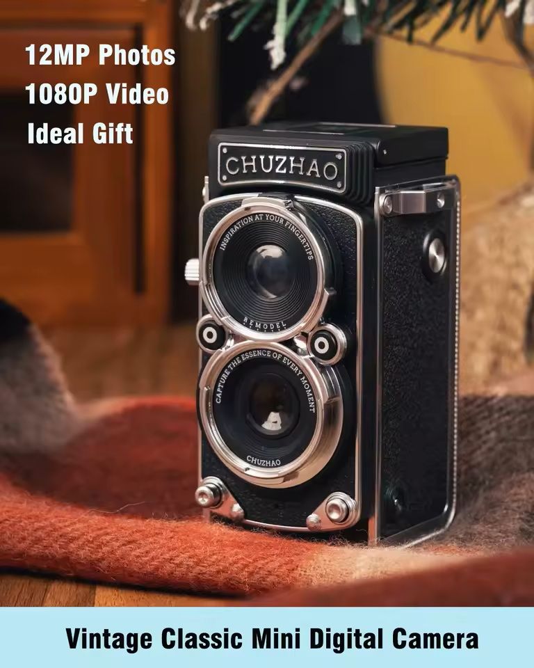 Vintage Mini Autofocus Digital Camera With 1080P HD Video Vintage Mini Autofocus Digital Camera With 1080P HD Video