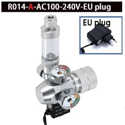 DIY Aquarium CO2 Regulator Kit With Electromagnetic Valve & Bubble Counter Precise CO2 Control For Fish Tanks r104 a eu Plug cga320