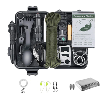 Professional Emergency Survival Kit Gear, Camping Multifunction Tactical Defense Equipment First Aid SOS Adventure Professional Emergency Survival Kit Gear, Camping Multifunction Tactical Defense Equipment First Aid SOS Adventure