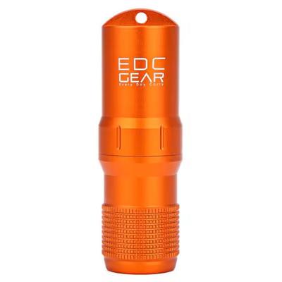 Waterproof Capsule Storage Container EDC Survival Box orange