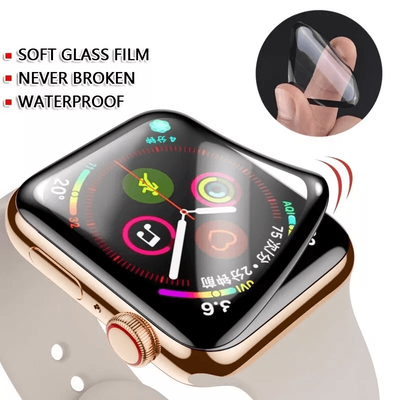 Full Screen Protector Pack For Apple Watch SE, Ultra Thin Clear TPU Case Cover For IWatch Series apple Watch 41mm