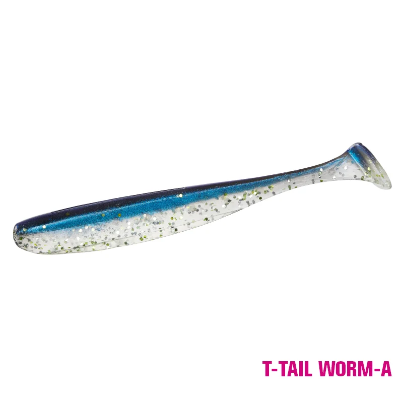 T Tail Worm Baits Easy Shiner Artificial Fishing Lures Odor Enhanced Bass Wobblers Swimbaits For Freshwater Saltwater t Tail a 88mm 3.6g 12pcs