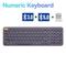 Baseus K01 Slim Wireless Bluetooth Keyboard 84 Key Silent Multi Device Keyboard For MacBook, IPad, PC & Laptop numeric Keyboard