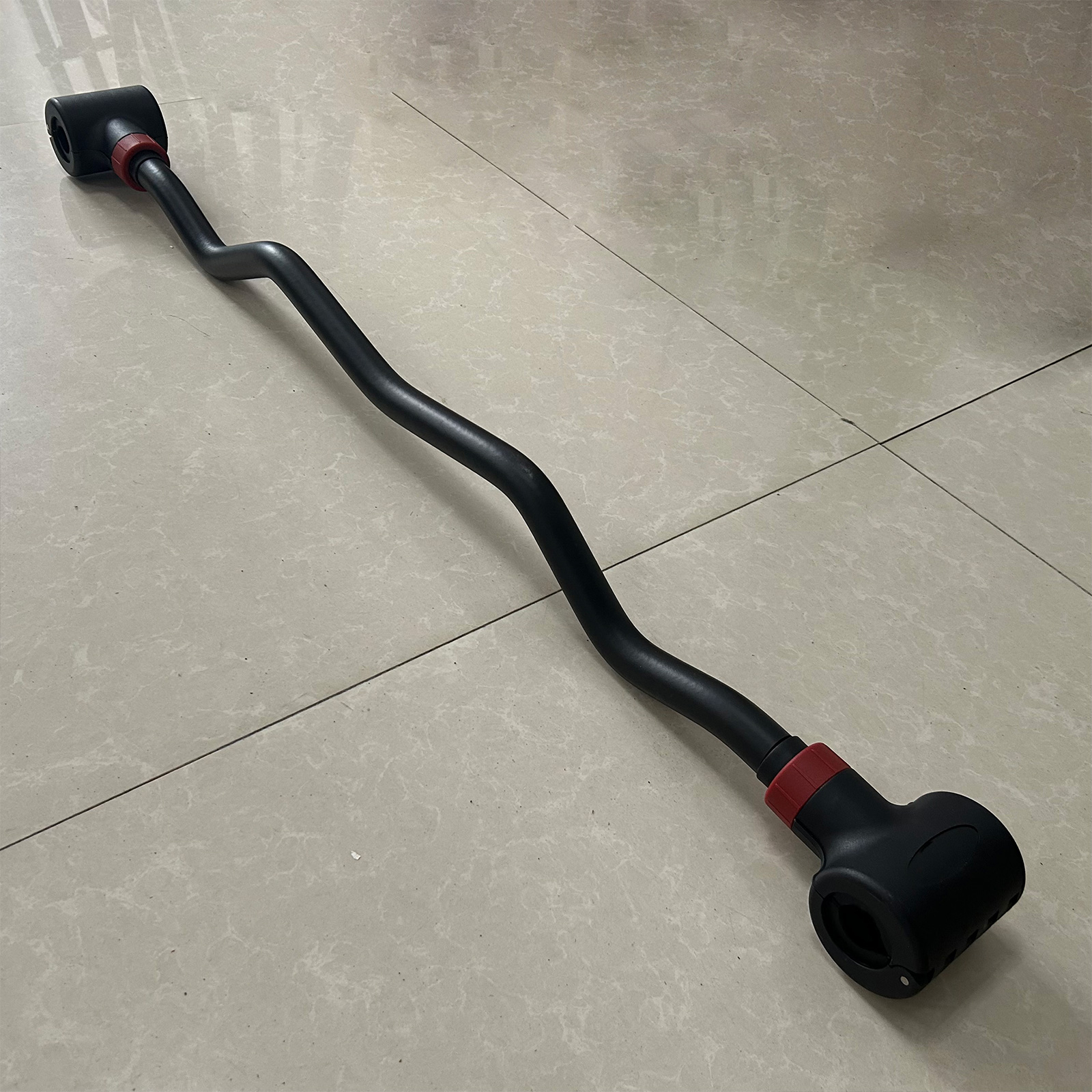 Adjustable Dumbbell Converter To Barbell Set Heavy Duty Weightlifting Bar straight Style