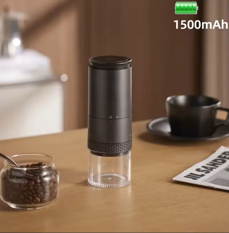 Electric Conical Burr Coffee Grinder With Adjustable Settings upgraded Black