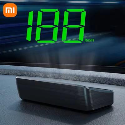 Xiaomi Digital Car HUD Speedometer With GPS And Compass Projection green Kmh