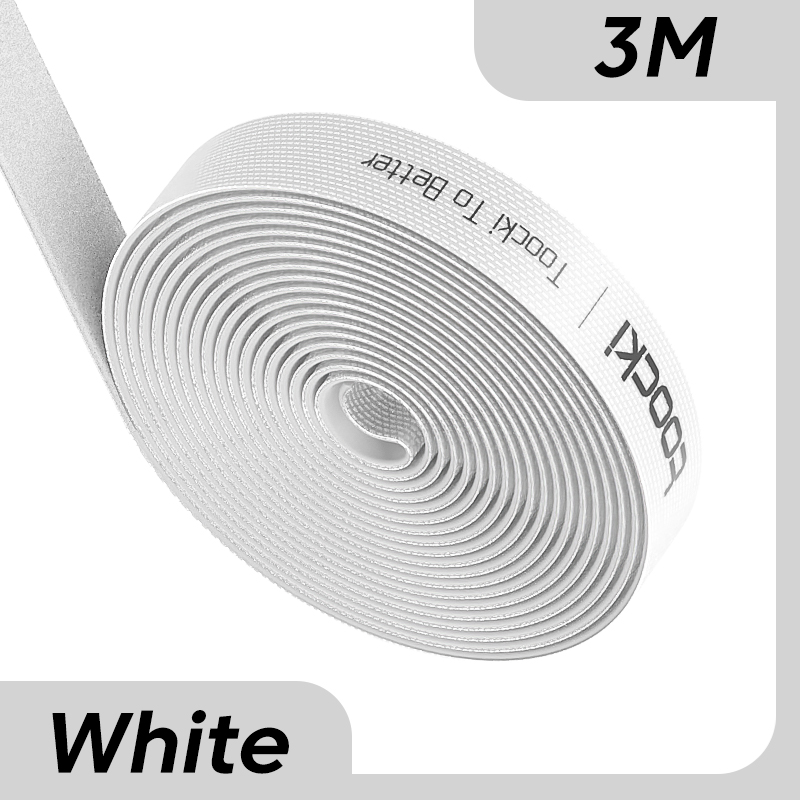 Cable Organizer Wire Winder, USB Cable Management Protector For Earphone, Mouse, IPhone & Samsung Accessories white 3m