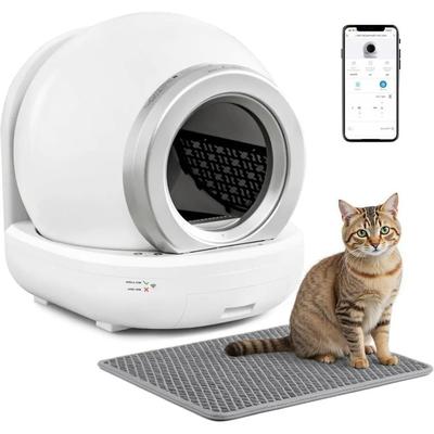 Advanced Self Cleaning Litter Box With App Control & Activated Charcoal Odor Filter, Automatic Cat Litter Box Advanced Self Cleaning Litter Box With App Control & Activated Charcoal Odor Filter, Automatic Cat Litter Box