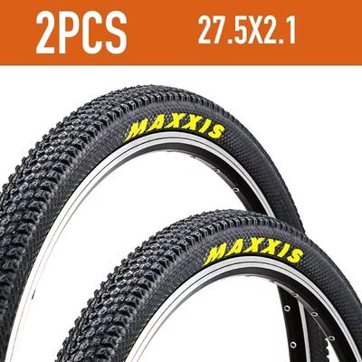 2 Pack MAXXIS Mountain Bike Tires For 26 And 27.5 Inch Wheels With Steel Wire Bead 27.5 In X 2.1 In