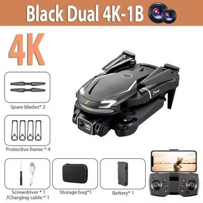 V88 8K GPS Drone With Dual Camera And 5G WiFi Aerial Photography black 4k 1 Battery