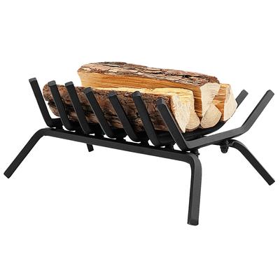 Outdoor Fire Pit Fireplace Grate, Wrought Iron Firewood Rack With Elevated Base, Durable Heat Resistant Log Holder Outdoor Fire Pit Fireplace Grate, Wrought Iron Firewood Rack With Elevated Base, Durable Heat Resistant Log Holder