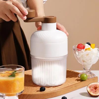 Mini Portable Ice Shaver & Shaved Ice Machine, Handheld Ice Crusher With Ice Cube Molds Mini Portable Ice Shaver & Shaved Ice Machine, Handheld Ice Crusher With Ice Cube Molds