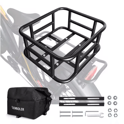 Rear Bike Basket Cargo Rack Bag Large Capacity For E Bike And Outdoor Travel basket 2