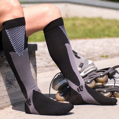 Runners Compression Socks L XL Black