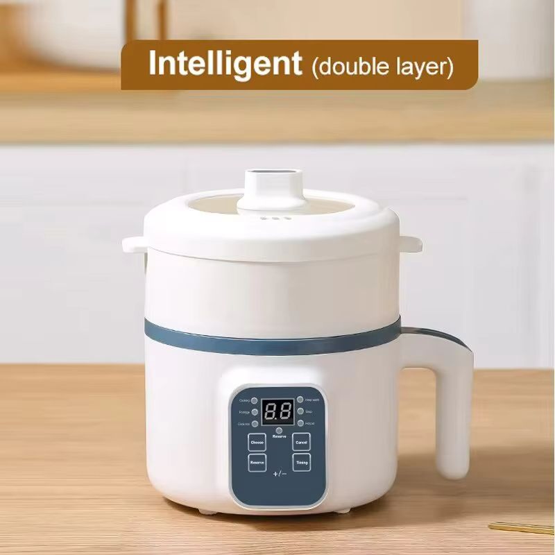 SmartMini Electric Hot Pot And Rice Cooker Multifunctional 1 2 Person Cooker smart Double Layer eu