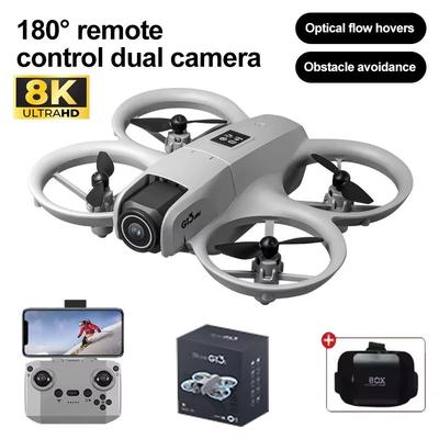 GT3 Foldable GPS Drone With 8K Dual HD Cameras & Obstacle Avoidance 8k grey 1b vr