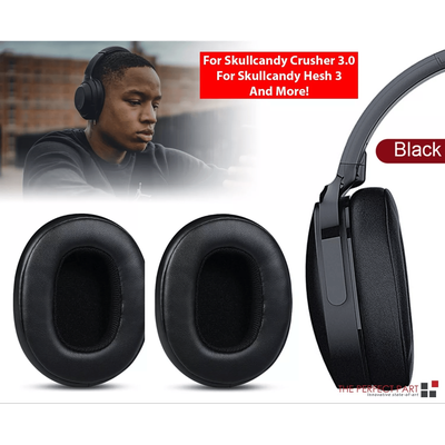 Premium Replacement Ear Cushions For Skullcandy Crusher Wireless & Hesh Headphones, Durable Leather Earpads With Sound Premium Replacement Ear Cushions For Skullcandy Crusher Wireless & Hesh Headphones, Durable Leather Earpads With Sound