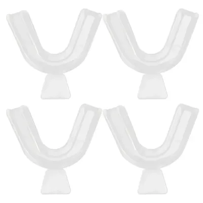 Durable EVA Mouthguard Teeth Protector For Grinding, Anti Snoring, Whitening & Sports Protection 4pcs