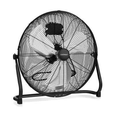 High Velocity Floor Fan With Adjustable Tilt & Handle, Powerful Industrial Air Circulator For Garage, Workshop, Gym Use High Velocity Floor Fan With Adjustable Tilt & Handle, Powerful Industrial Air Circulator For Garage, Workshop, Gym Use