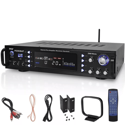 Pyle Hybrid Amplifier Receiver, Bluetooth, AUX, USB, RCA Inputs Pyle Hybrid Amplifier Receiver, Bluetooth, AUX, USB, RCA Inputs