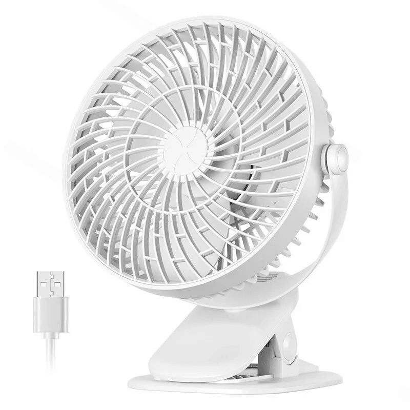 USB Desk & Clip On Fan, Small Air Circulator, Portable Cooling For Camping & Stroller USB Desk & Clip On Fan, Small Air Circulator, Portable Cooling For Camping & Stroller