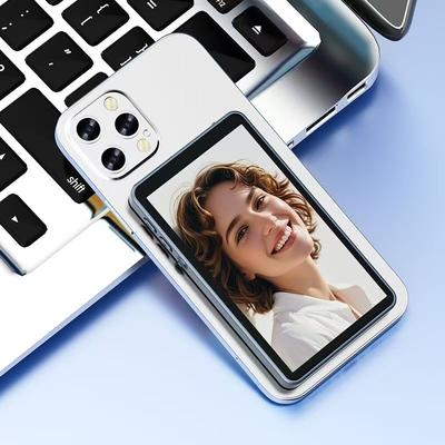 Wireless Mobile Selfie & Screen Mirroring Device, Magnetic Rear Camera For Live Streaming, Vlogging, & Real Time Sharing grey
