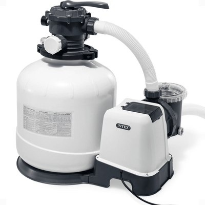 Intex Above Ground Pool Sand Filter Pump With Automatic Timer, Reliable Sand Filtration System Intex Above Ground Pool Sand Filter Pump With Automatic Timer, Reliable Sand Filtration System