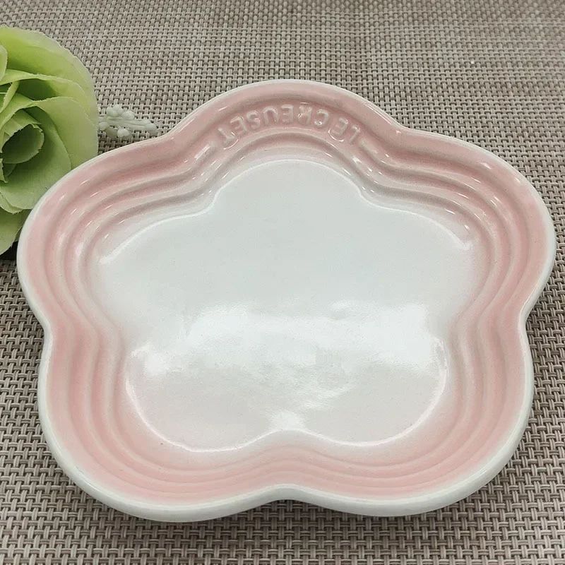 Ceramic Wide Raised Cat Food Bowl, Elevated Anti Vomiting Pet Feeder, Whisker Stress Free Design For Cats And Dog light Pink