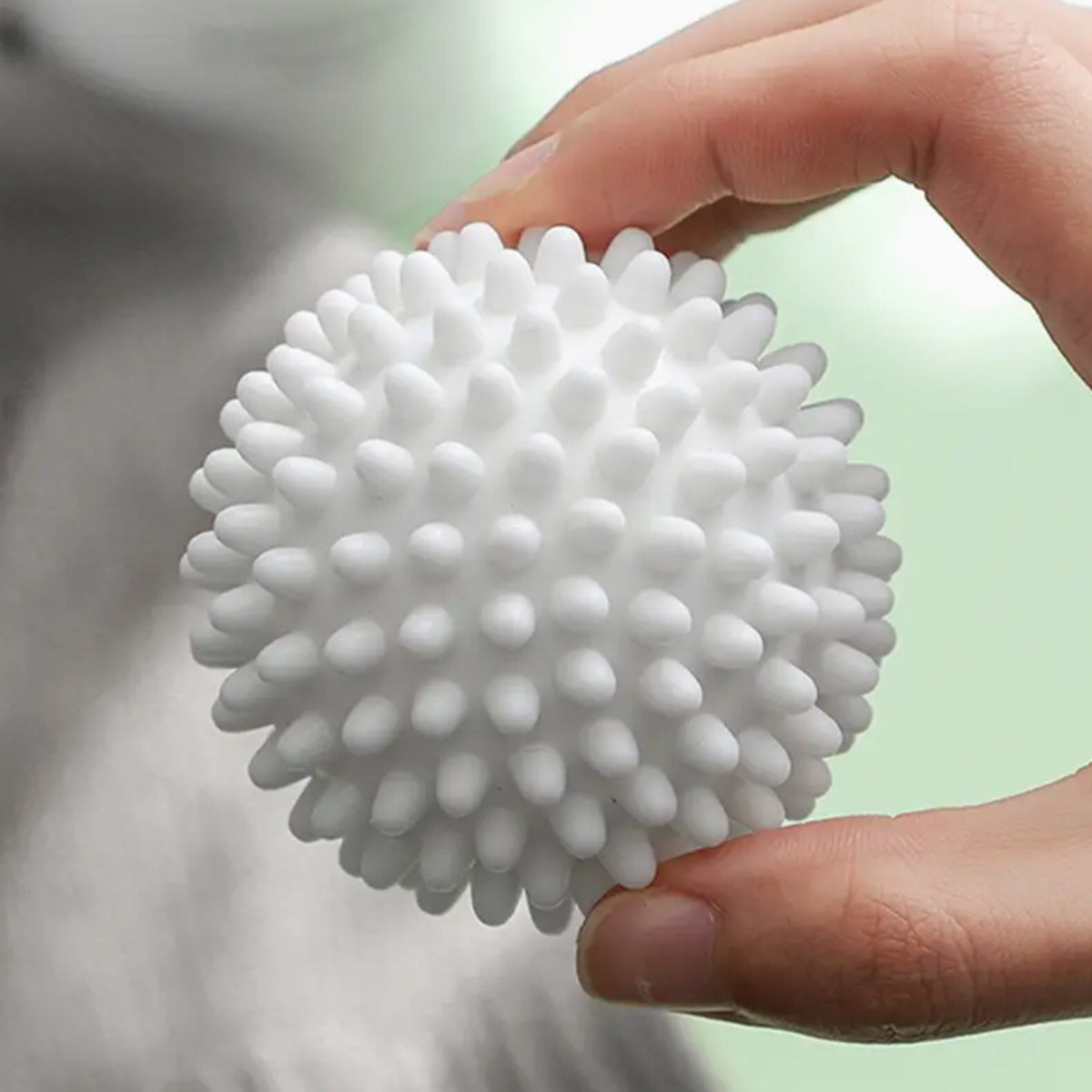 Washing Machine Laundry Balls, Reusable Hair Removal Tool For Dirt, Lint & Fur, Anti Tangle Laundry Ball For Cleaner white 1pc