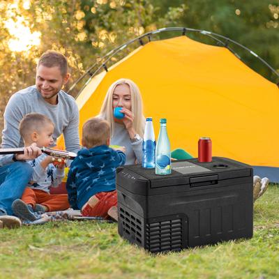 23QT 12V Car Refrigerator With Touch Panel & Removable Divider, Portable Cooler For Travel 23QT 12V Car Refrigerator With Touch Panel & Removable Divider, Portable Cooler For Travel