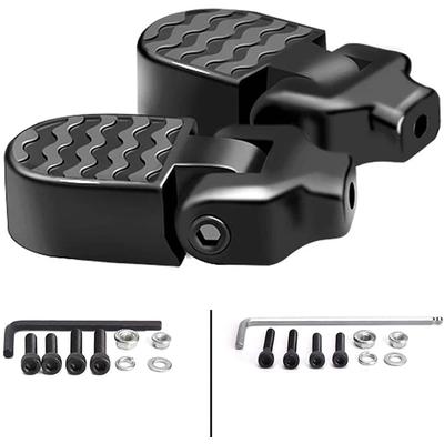 Mini Bicycle Rear Pedals, Aluminium Alloy Folding Foot Pegs Non Slip Quick Release Bike Pedal Footrest For BMX MTB Road Mini Bicycle Rear Pedals, Aluminium Alloy Folding Foot Pegs Non Slip Quick Release Bike Pedal Footrest For BMX MTB Road