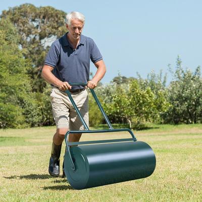 24" Heavy Duty Tow Lawn Roller Water Filled Metal Push Roller For Seeding & Leveling 24" Heavy Duty Tow Lawn Roller Water Filled Metal Push Roller For Seeding & Leveling