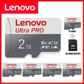 Scheda di memoria Lenovo Micro SD ad alta velocità da 2 TB 1 TB 512 GB 256 GB FINO a 100 MB/s U3 Scheda TF da 128 GB per adattatore lettore di schede USB Micro sd