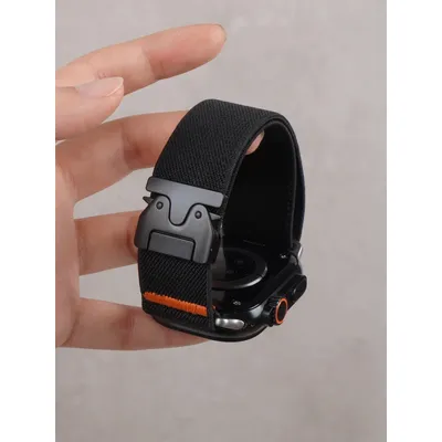 Fallschirmbänder für Apple Watch Ultra2 Band 49 mm 45 mm 46 mm 44 mm 42 mm 40 mm 41 mm Correa Armband IWatch Serie 10 9 8 7 6 5 3 SE Image