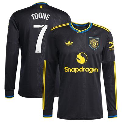 Manchester United adidas WSL Ausweichtrikot 2025-26 - Langarm mit Aufdruck Toone 7 Image