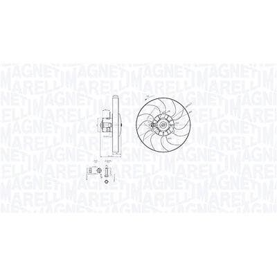 Magneti Marelli Lüfter, Motorkühlung [Hersteller-Nr. 069422868010] für Citroën, Peugeot Image