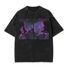 Saja Boys K Pop Demon Hunters T-Shirt Strand Streetwear T-Shirts Lässiges Hip Hop T-Shirt für Herren Kurzarm Print Kleidung