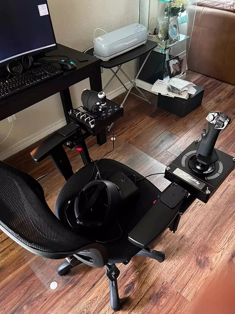 Desktop Emulator Flight Joystick Halterung Gas Image