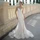 Luxury Wedding Dresses For Woman Brides Boho V-neck Spaghetti Straps Mermaid Bridal Dress Lace Appliques Bride Gown Customized