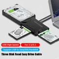 Cavo convertitore adattatore disco rigido USB 3.0 a SATA IDE per HDD/SSD da 3,5 2,5 pollici CD DVD ROM CD-RW Adattatore IDE SATA 3 in 1