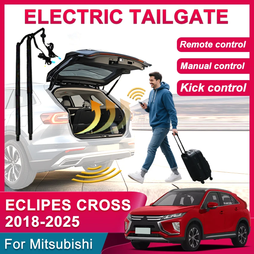 Neu Für Mitsubishi ECLIPES CROSS Lancer Eclipse Elektrische Heckklappe geändert Heckklappe Auto Modifikation automatische Hebe Hinten Tür Image