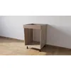 60 cm Ofen-Unterschrank, Ulmenfarbe mit folgen Maße: L = 60, H72, P = 55 cm, Versand per Kit, mit Skate. Höhe inklusive Füße 82 cm